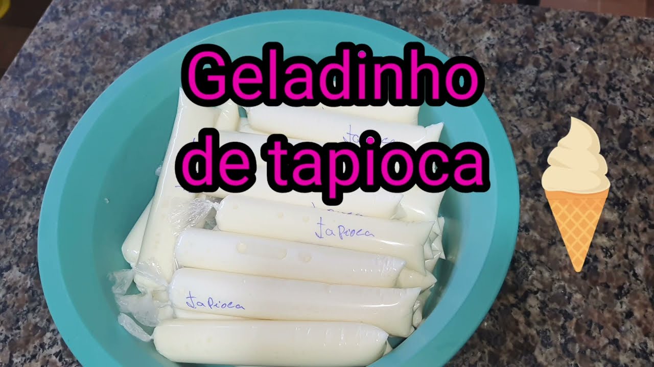 Geladinho de tapioca cremoso