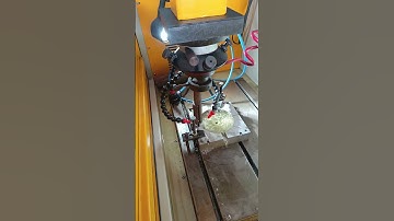 Edm Spark Erosion in alluminium #machine #sparkonix #spark #copper #alluminium