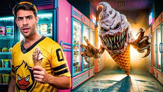 PASSEI A NOITE EM UMA SORVETERIA 3 DA MANHÃ🍦
