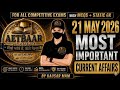21 May 2026 Current Affairs | Best MCQs + Static GK for All Competitive Exams | Aetbaar Academy#ssc