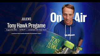 On Air: Tony Hawk Pregame | Auction Livestream with Special Guest, Tony Hawk