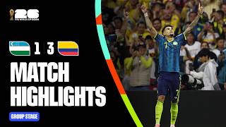 Highlights | Uzbekistan 1-3 Colombia | FIFA World Cup 2026™