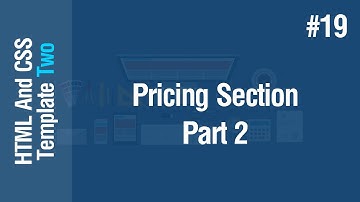 [Arabic] HTML & CSS Template Two 2021 - #19 - Pricing Section - Part 2