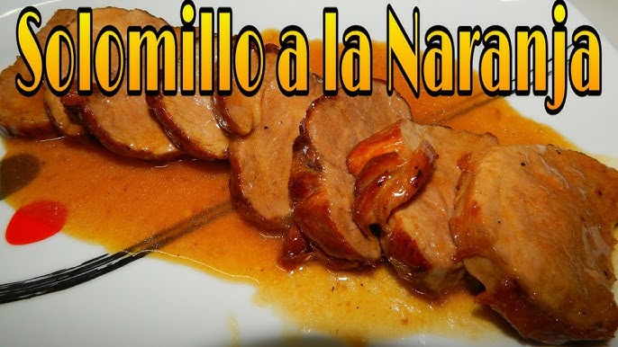 Cinta de lomo a la naranja