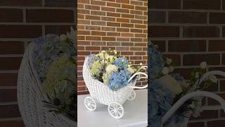 DIY baby shower floral arrangement π #babyshowerideas #babyshower #floralarrangement
