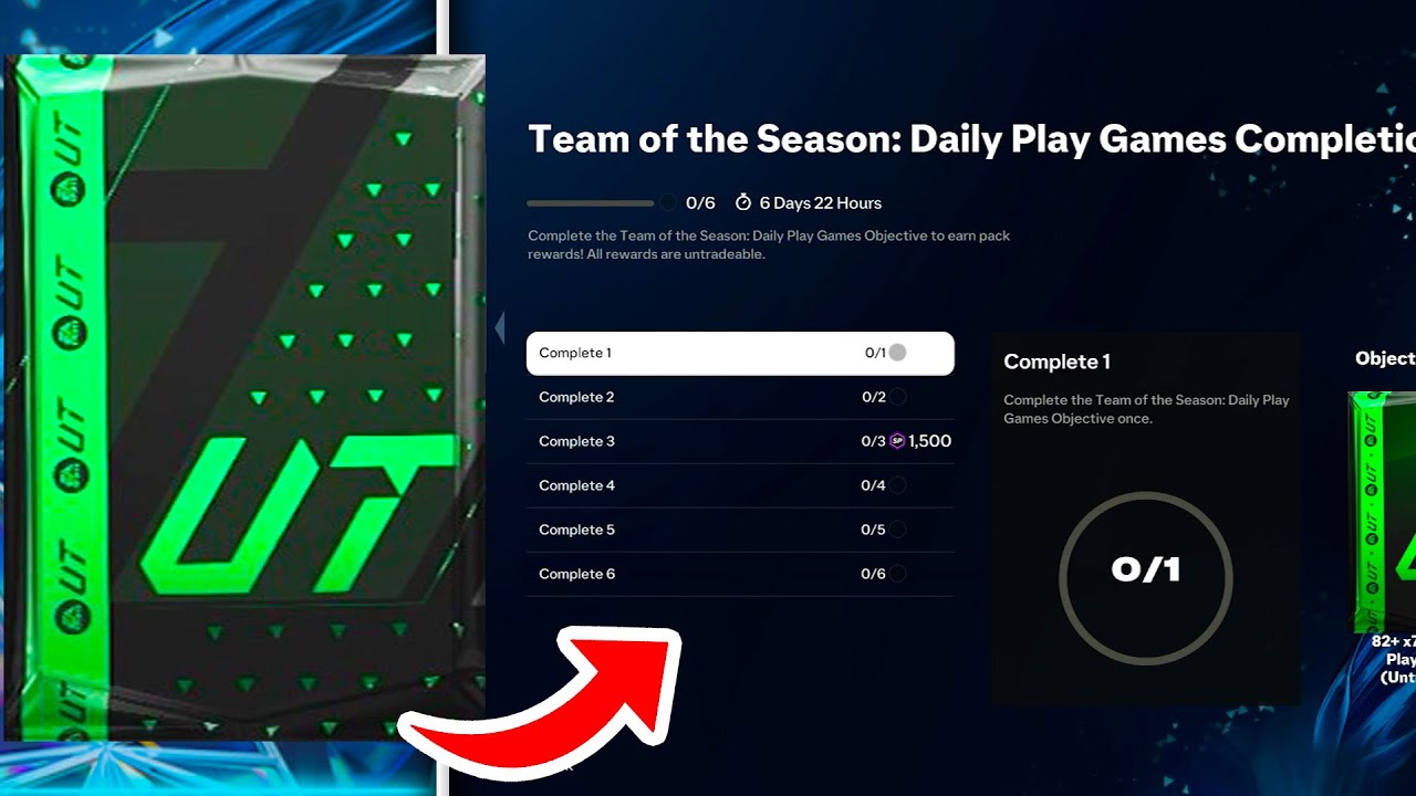 How to Complete TOTS Daily Play Games Completionist Objectives in FC 25 Ultimate Team
