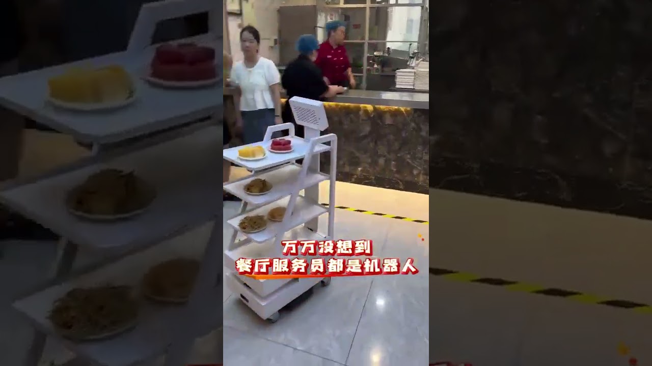 Autonomous Delivery Service Robot Hotel Welcome Delivery Intelligent Distribution Robot