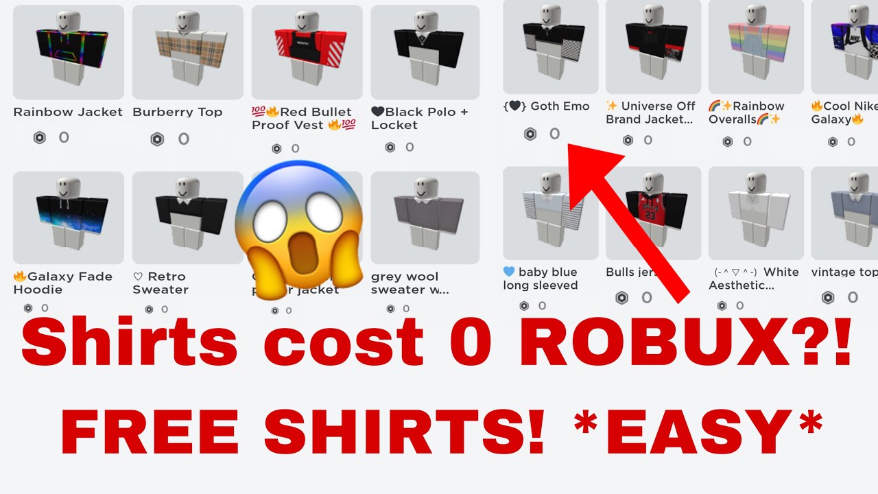 HOW TO LOOK COOL WITHOUT BUYING SHIRTS FROM ROBLOX CATALOG! HOW TO GET ...