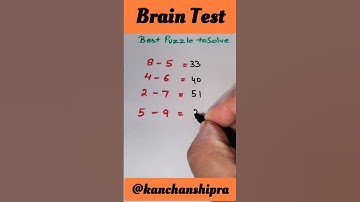 Maths puzzle IQ test #trending #shorts #youtubeshorts #viral #kanchanshipra #puzzle #mathspuzzle