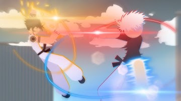 Gojo vs Sukuna - The Strongest | Sticknodes Fan Animation | ( Part 1 )