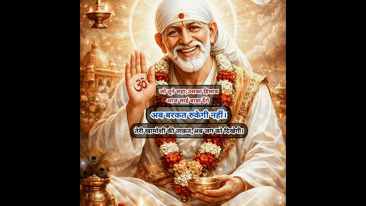 🔱 TODAY SAI SANDESH • SAI MIRACLE BLESSINGS • SAI VACHAN • SAI DIVINE LOVE • SAI BABA 🔱
