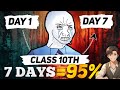 Class 10th : Last 7 Days Challenge 🔥 | DO OR DIE 💀| Board Exams 2026 class 10