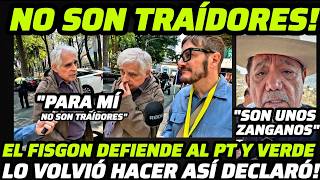 🔴NO SON TRA1D0R3S! EL FISGÓN DEFIENDE AL PT Y VERDE LO VOLVIÓ HACER ASÍ DECLARÓ SOBRE LA REFORMA
