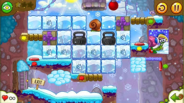 Level 4-13, Winterverhaal | Snail Bob 2 | Walkthrough, Gameplay, Zonder commentaar