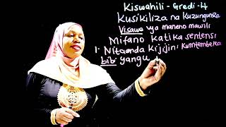 Gredi 4 Kiswahili - Mwalimu Rehema - Visawe vya Maneno Mawili