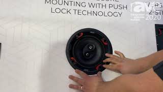 ISE 2020: SnapAV Demos Signature by Episode Speakers with Mounting and Push Lock Technology