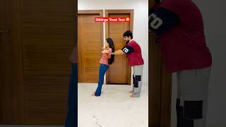 Siblings Trust Test Gone Wrong 🤣 #priyalkukreja #shorts #ytshorts