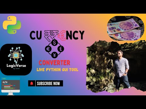 Currency  Converter – Python Tool with GUI  LogicVerse by Kunal