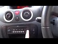 Citroen C3 how to stop flashing clocks dash , on-board computer , self diagnosis obd2 ,set time date