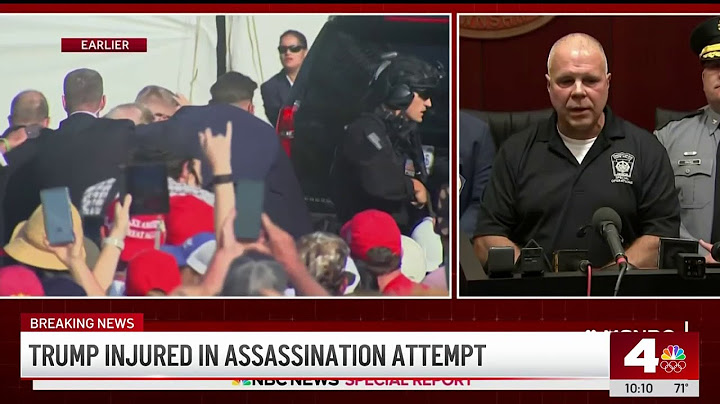 Trump injured in assassination attempt at his rally in Pennsylvania