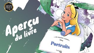 Portraits - Grand Carré Hachette Heroes - Livre De Coloriage - Aperçu