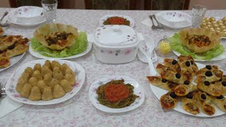 مائدة اليوم الثالث عشر من رمضان 2018 مع تحضير بعض الوصفات من مطبخ سلسبيل /La table du 13 éme jour