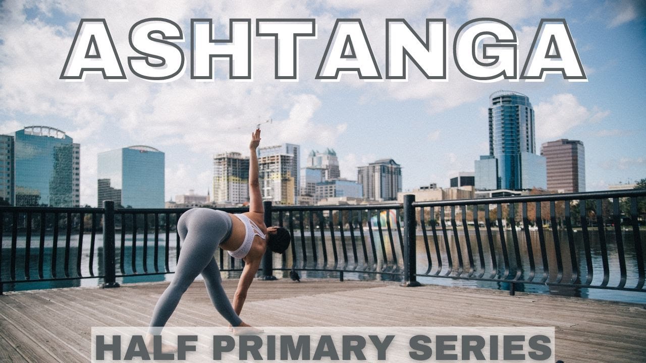 Krista teaching a guided Ashtanga yoga class