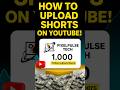 How to Upload Shorts on YouTube! #shorts