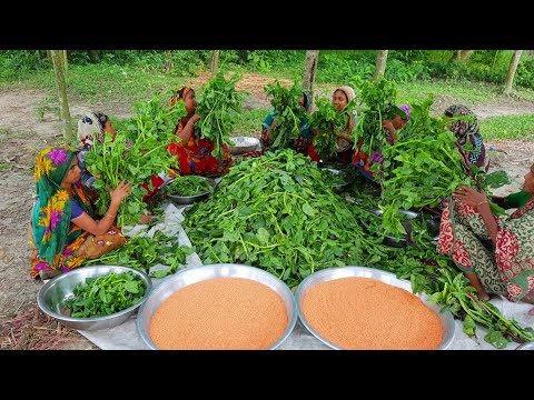 malabar-spinach-&-lentils-mixed-veg-curry-recipe---vegetarian-meal-prepared-for-300+-village-people