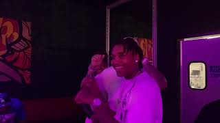 King Yella & Gmbk1 seen in Big jerks at Chicago rapper Amari Blaze show performance