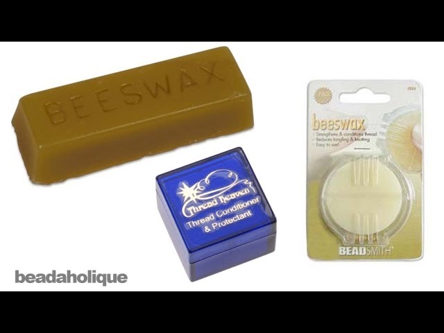 Beeswax Thread Strengthener and Conditioner for Sewing or Beading