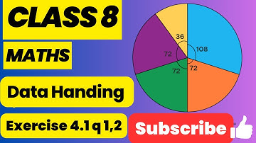Class-8 Ex-4.1, Q1,2 (Data Handling) Chapter4 Math, New CBSE NCERT Book Syllabus 2023-24