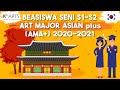 Info Lengkap Beasiswa Art Major Asian (AMA) S1 dan S2 ke Korea Selatan 2020-2021