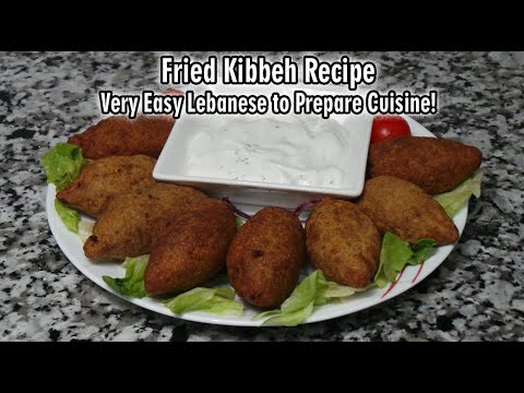 Fried Kibbeh Recipe | Very Easy and Tasty Lebanese Appetizer