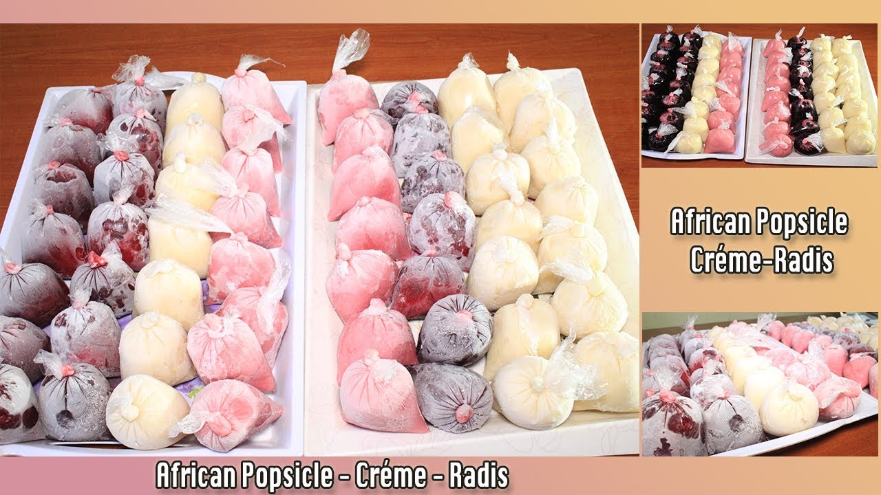 African Popsicle / Créme/Radis
