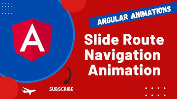 44. Route Navigation animate with slide down and up in Angular Animations Applications - Angular16