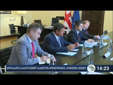 საქართველოს ევროპის საბჭოს საპარლამენტო ასამბლეის დელეგაცია სტუმრობს