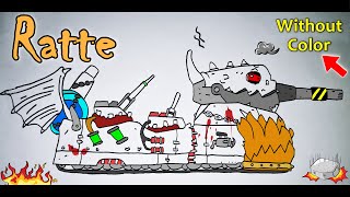 Cara Menggambar Tank Kartun RATTE - HomeAnimations Tank [PART 1]