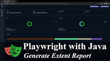 Playwright with Java and Generate Extent report
