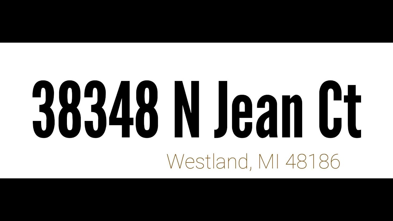 38348 N Jean Ct, Westland, MI 48186