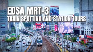 4k Hdr Mrt3 Train Spotting And Station Tours  Ayala To Shaw Boulevard Station september 2025