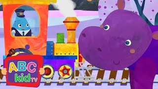 The Color Train Song - Purple | ABC Kid TV Nursery Rhymes & Kids Songs