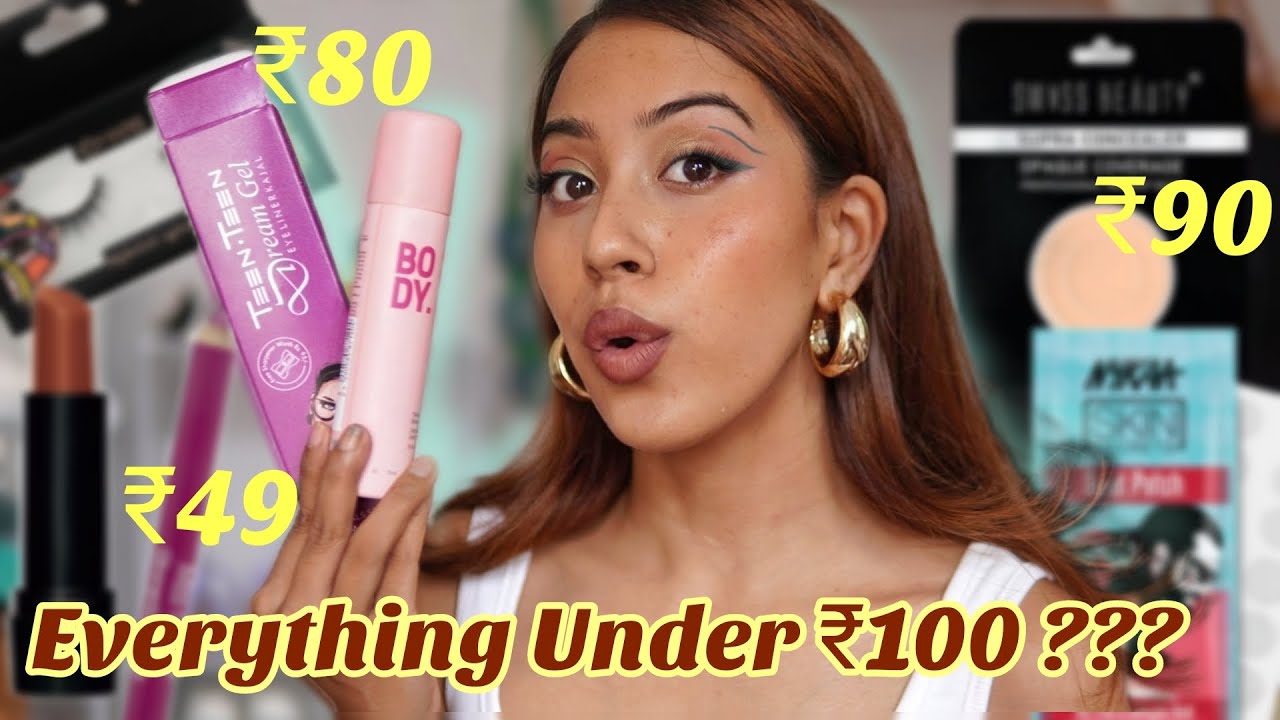 How are these Beauty Products Under ₹100 Only 😳😯 Top 10 Under ₹100 YouTube