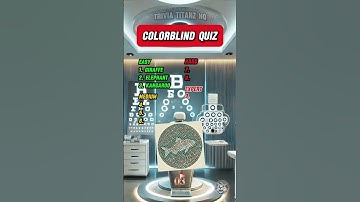 Colorblind Challenge! Can You See What I See #quiz #trivia #colorblind