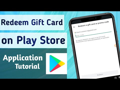 Where to redeem Gift Card or Promo  code on Google play store App