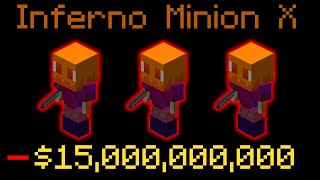 I Spent 15B on INFERNO MINIONS... (Hypixel Skyblock)