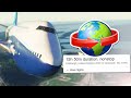 I flew across the world in flight simulator 2020..