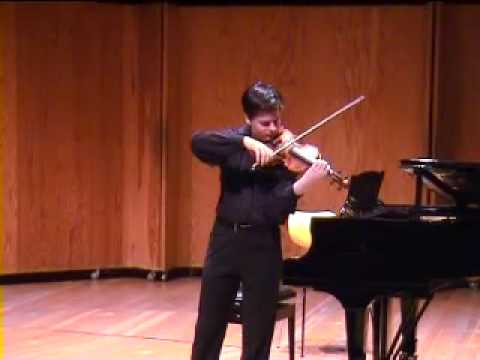 Violin Virtuoso Stefan Tarara plays Ysaye Solo Sonata No. 2 (1/2)