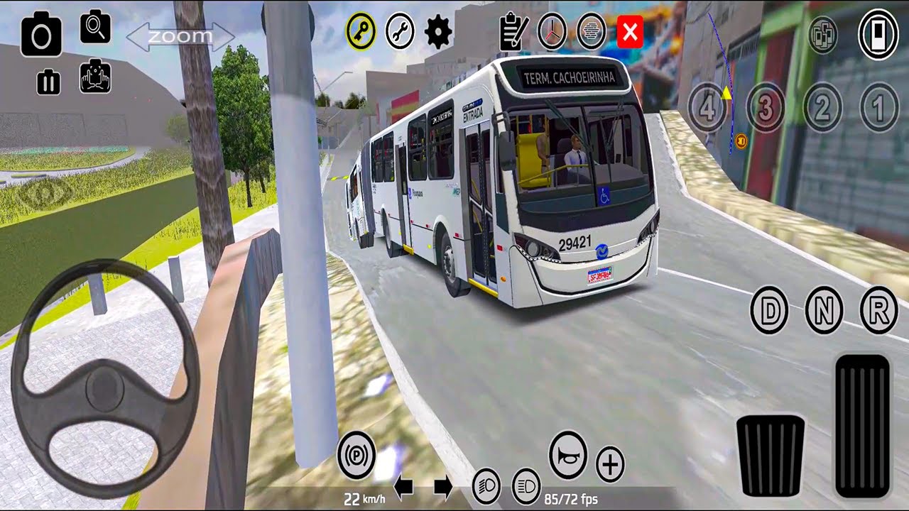 🚍 Extreme Articulated Bus Challenge on Narrow, Steep Streets! 🛞💥