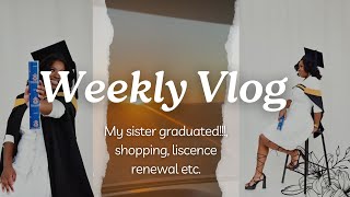 VLOG | My SISTER graduated!!! | Spend the Week with me